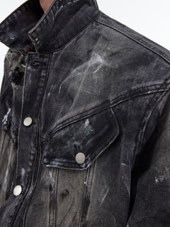 Short Denim Jacket Waste Soil