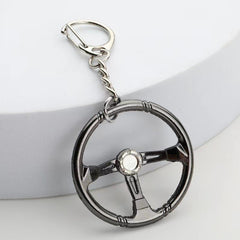 Racing Steering Wheel Cool Modification Car Key Ring