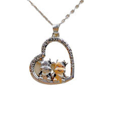 Animal Creative Diamond Pendant Necklace Ornament