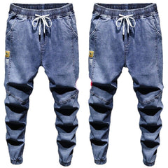 Men's Loose Tie Elastic Waist Pants