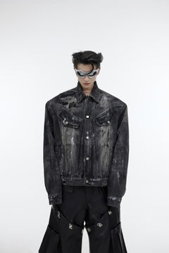 Short Denim Jacket Waste Soil