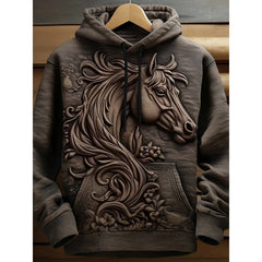 Street Trend Color Painting Men's Hoodie