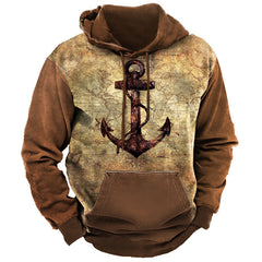 Street Trend Color Painting Men's Hoodie