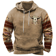 Street Trend Color Painting Men's Hoodie