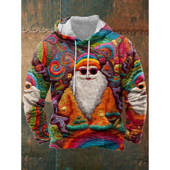 Street Trend Color Painting Men's Hoodie