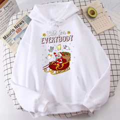 Cats For Everybody Funny Ugly Christmas Hoodie Wome