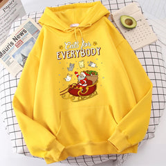 Cats For Everybody Funny Ugly Christmas Hoodie Wome